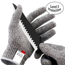 一雙入 5級防割手套 防刃防刀割耐磨 家用廚房 切菜 切水果 殺魚 勞保手套 做手工防割傷【SV6725】BO雜貨, 1個