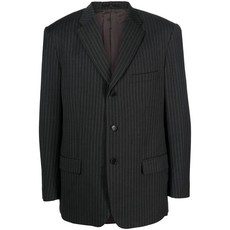 발렌티노 가라바니 중고 2000's 핀스트라이프 노치드 라펠 블레이저