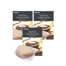 독일산 핸드드립 커피여과지 100매(2~4인용)-3개 커피필터 드립필터 커피여과지, 3개, 100개입