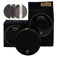이자녹스 듀얼 기미 커버 쿠션 본품 15g + 리필 15g 세트, 21호 본품 1개 + 리필 1개 + 퍼프 3매, 1개