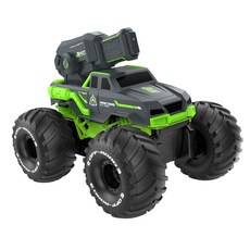 UB 수륙양용 워터건 RC카 오프로드 오토 듀얼 컨트롤, 그린, 1개