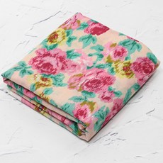 [마이원단] sc3235 거즈 40수 플라워 핑크, 1개