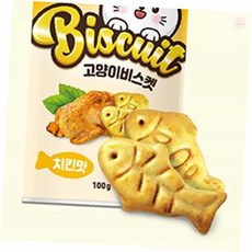 온리진 고양이 비스켓 치킨맛 100g 치킨트릿