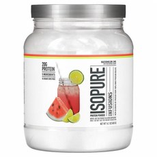 아이소퓨어 Infusions 단백질 파우더 워터멜론 라임 맛 400g(14.1oz), 400g, 1개