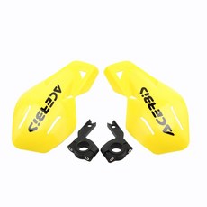 모토크로스 오토바이 핸드가드 손 보호대 크로스 장치 바닥형, 1개, 3. Yellow