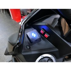 電利得 雙孔機車車充 防水USB 勁戰 SMAX BWS 彪琥 雷霆 G6 JET MANY, 藍