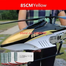 RC헬기 비행기 전투기 드론 무선 조정 카 자동차 오프로드 드리프트 포크레인 업데이트된 합금 RC 헬리콥터, 01 China Mainland, 03 Yellow  4 battery