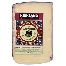 커클랜드 시그니처 벨라비타노 까베르네 소비뇽 치즈, 1개, 454g