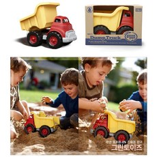 자연 흙 모래놀이 덤프트럭 피규어 완구 트럭피규어, 1개