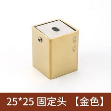 304 不鏽鋼 淋浴房配件 固定頭 金色, 1個, 25方法蘭（土豪金）