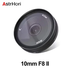 AstrHori 10mm F8 II APS-C 초광각 수동 초점 어안렌즈 풍경 인물 사진 촬영용 E X L M43, 04 후지 xf, 01 10mm F8 II, 1