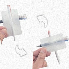 마술착시필름 착시필름 JL매직 시야각 투명인간 5.5x8.5 과학수업 행사체험, 1개