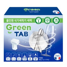 자우버 그린탭 올인원 식기세척기 전용세제, 360g, 1개