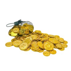 Perfect 海盜金幣 96入組，角色扮演派對裝飾尋寶遊戲道具, 一包-海盜金幣