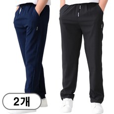 차쿠 1+1 남성 냉감 슬랙스 바지 시원한 여름 아이스 스판 밴딩 빅사이즈 가벼운 편한 팬츠 캐주얼 바지