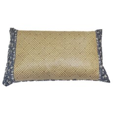 簡單生活館 綠豆枕 綠豆殼枕頭 台灣製涼枕 透氣吸濕排汗, 藍色, 1個