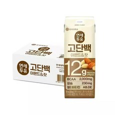내일도착연세 고단백 아몬드잣 190mlx24, 190ml, 24개