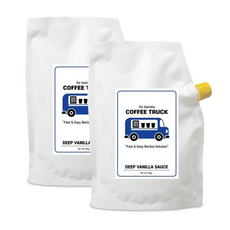 메가커피 커피트럭 딥 바닐라 소스 세트, 161g, 12개