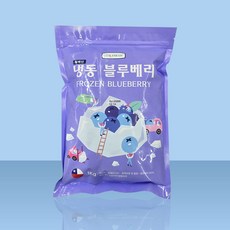 냉동 블루베리 수입 칠레산 A급, 1개, 1KG