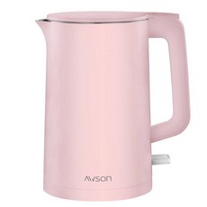 日本歐森 AWSON 不鏽鋼快煮壺 1.7L 快煮壺 熱水壺 電熱水壺 煮水壺 燒水壺 電茶壺 電水壺AS-HP0175, 粉紅