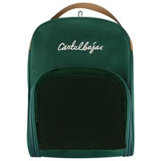 (국내생산)까스텔바작 골프 신발가방 슈즈백 골프화 런닝화 테니스화 파우치, 그린, 1개