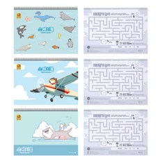 10장세트 파랑 모닝글로리스케치북