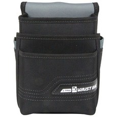 日本藤原 SK11 E-Value EWB-3D釘袋 三層設計, 1個, 黑