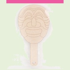 꽃잎모양 꾸미기 우드 그리기 손거울 공예재료