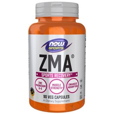 NOW Foods ZMA鋅鎂維他命B6膠囊, 90顆, 1罐