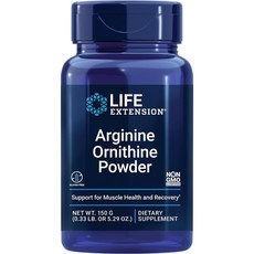 Life Extension 아르기닌 오르니틴 파우더 150g, 1개