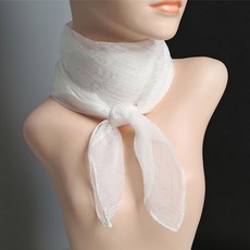 純色百搭大方巾素色文藝舞蹈絲巾韓版職業絲巾，70cm/90cm多尺寸可選，雪紡材質展現優雅氣質, 70*70cm白色, 1個