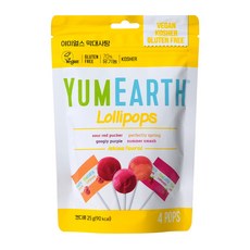 야미얼스 막대사탕 파우치팩 25g (비타민C 함유)