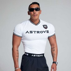 아스트로브 드라이 컴프레션 하프티셔츠