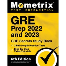 (영문도서) GRE Prep 2022 and 2023 - GRE Secrets Study Book 3 Full-Length Practice Tests Step-by-Step V... Paperback, Mometrix Media LLC, English, 9781516719297