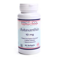 PROTOCOL FOR LIFE BALANCE 蝦青素軟膠囊 10mg 無麩質, 1個, 60 件