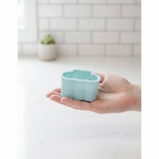 STC 동물친구 초밥 만들기 틀 4p 주먹밥 도시락 꾸미기 도구, 1개, 혼합(화이트, 민트)_동물(곰, 코끼리, 토끼, 병아리