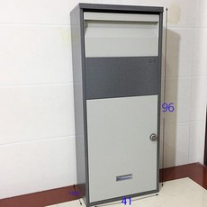 도서관 도서 반납함 무인 책 반납통 대용량 대형 수거함, 미디엄 그레이 96x41x22