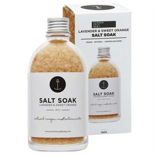 Summer Salt Body 섬머 솔트 베이비 솔트 소크 라벤더 앤 스위트 오렌지, 350g, 2개
