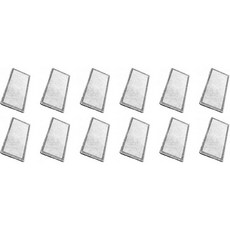 Nispira 니스피라 숯 물 필터 교체용 파이오니어 펫 레인드롭 플라스틱 분수 풍수 분수와 호환 12개 116413