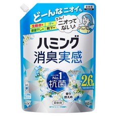 Humming 長效除臭白皂香補充包 950ml [衣物柔軟精] 141143, 1個