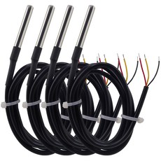 TIEXYE 10Pcs DS18B20 디지털 온도 센서 3핀 직접 플러그 센서 온도계 -55 C ~ 125 C 획득 TO-92, 2 4Pcs DS18B20 Temperature Sen, 10