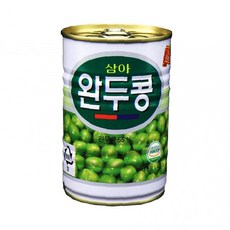 완두콩 통조림 삶은콩 반찬 밑반찬 가정용 식재료 콩요리 단백질 영양식품 즉석식품 캔제품, 1개, 1g