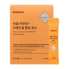와이즐리 정품 리얼카무트 브랜드밀 효소 30회, 1개, 90g