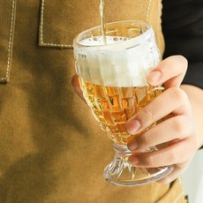 한입 맥주잔 소맥잔 고블렛잔 미니 비어글라스, 2개