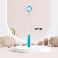 高爾夫行動式撈球器, 藍色, 1個