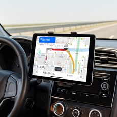 세이보링 차량용 CD슬롯 태블릿 갤럭시탭 아이패드 거치대, 블랙, 1개