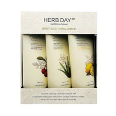 더페이스샵 허브데이 365 마스터블렌딩 페이셜 클렌징폼 3종세트, 1세트, 170ml