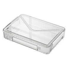 防塵 文件收納盒, HW-553 透明手提收納盒, 1個