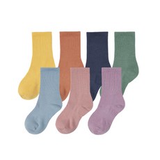 스탠다드 키즈 STANDARD KIDS 라이트웨이트 크루 삭스 7팩 [멜로우] MEBSC0Z40-MW 685729