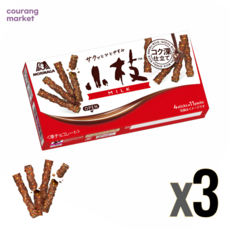 일본 모리나가 코에다 밀크초콜릿, 3개